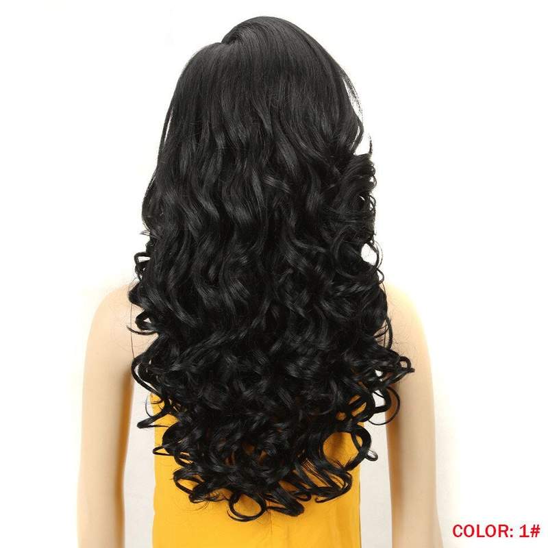 Hair Synthetic Wig Long Wavy - Trendycomfy